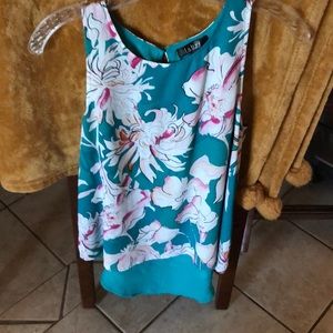 Label size M sleeveless blouse